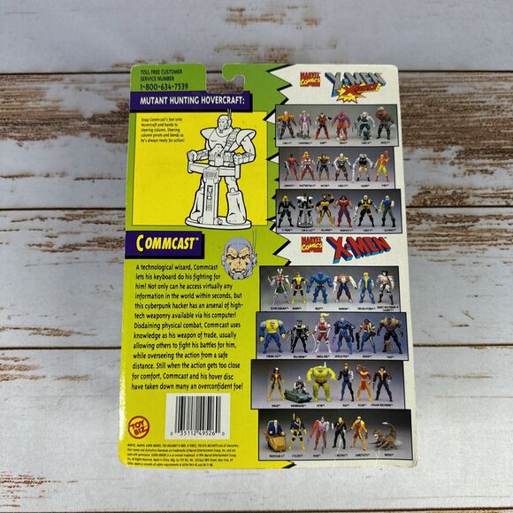The Uncanny X-Men X-Force The Evil Mutants COMM CAST Toy Biz 1994 - Picture 2 of 2